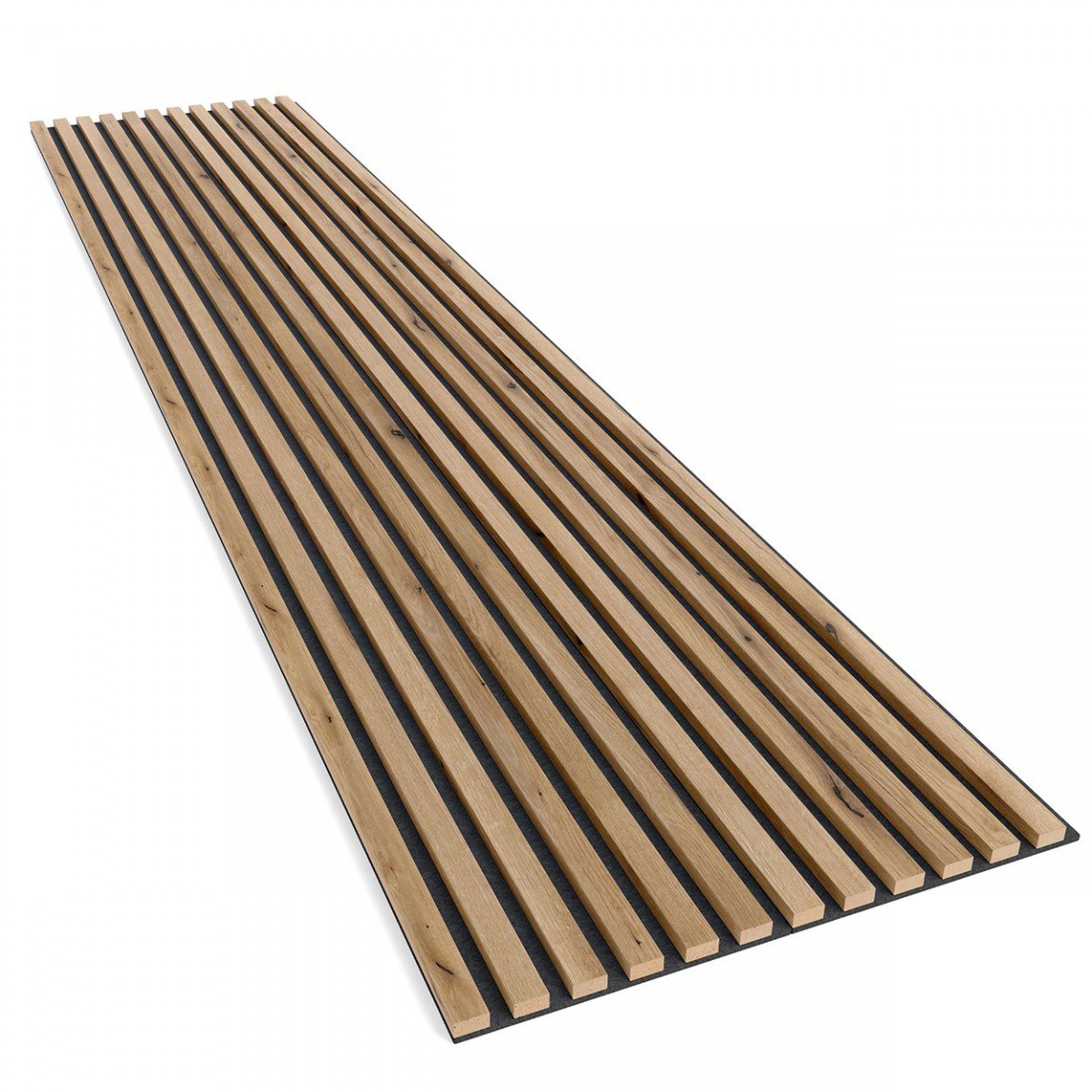 Acoustic Slats Panel - European OAK - DecorMania.eu