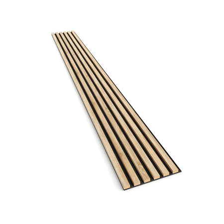 Acoustic Slats Panel - OAK Grey - Acoustic slats panel - DecorMania.eu