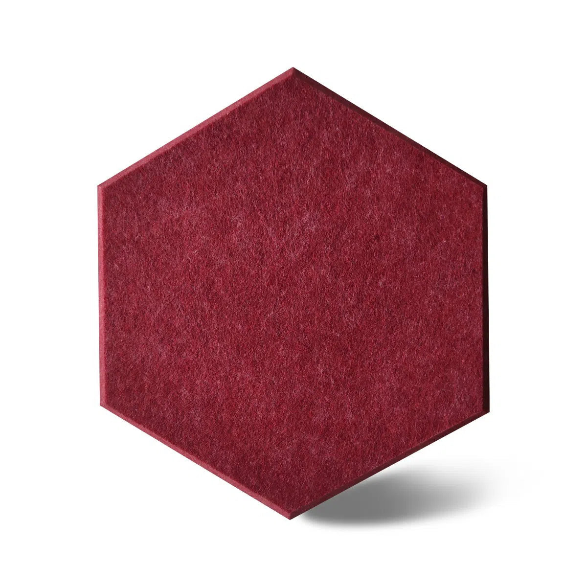 HEXA Felt 3D Panel - RED 3pcs. - DecorMania.eu