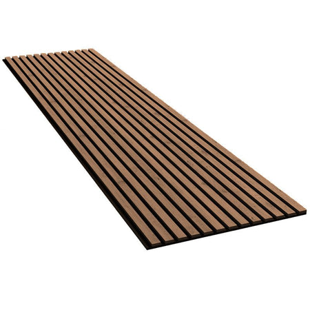 Sapelli Acoustic Slats wall panel 240 x 60 - DecorMania.eu